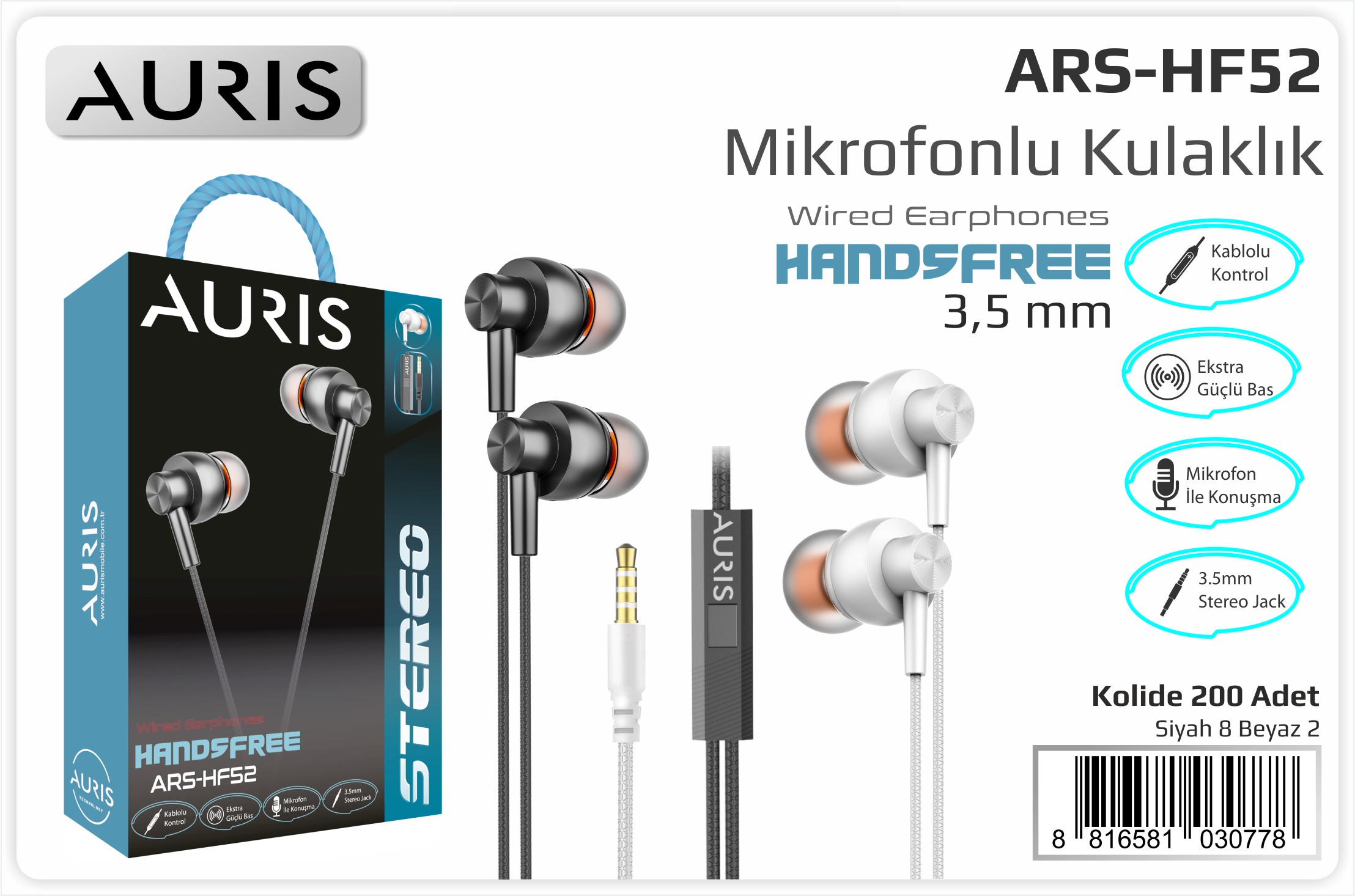 HF52 3.5mm Kulaklık