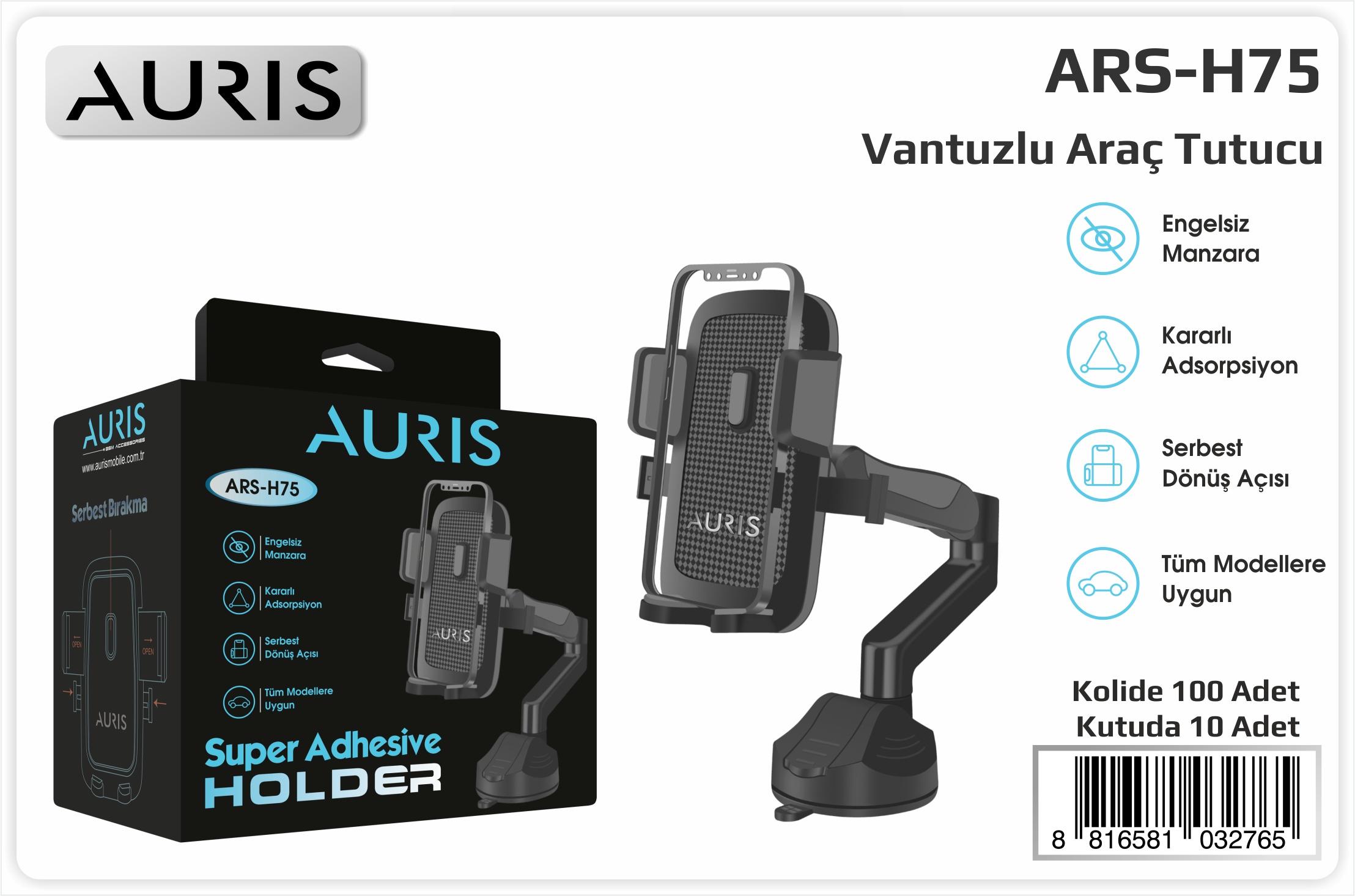 H75 Araç İçi Tel.Tutucu