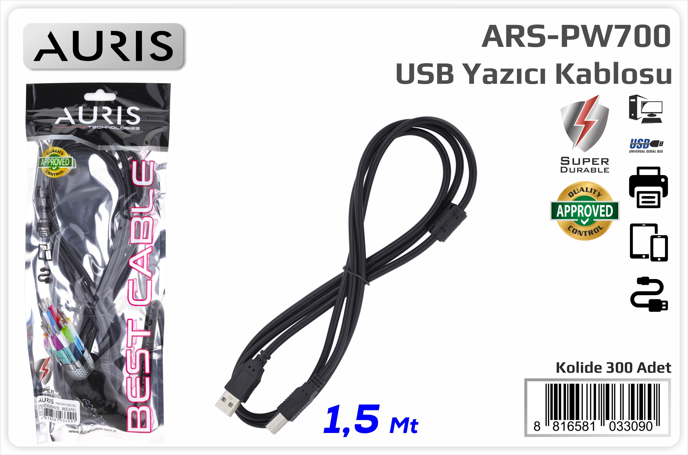 PW700 Printer Kablo 1.5mt.