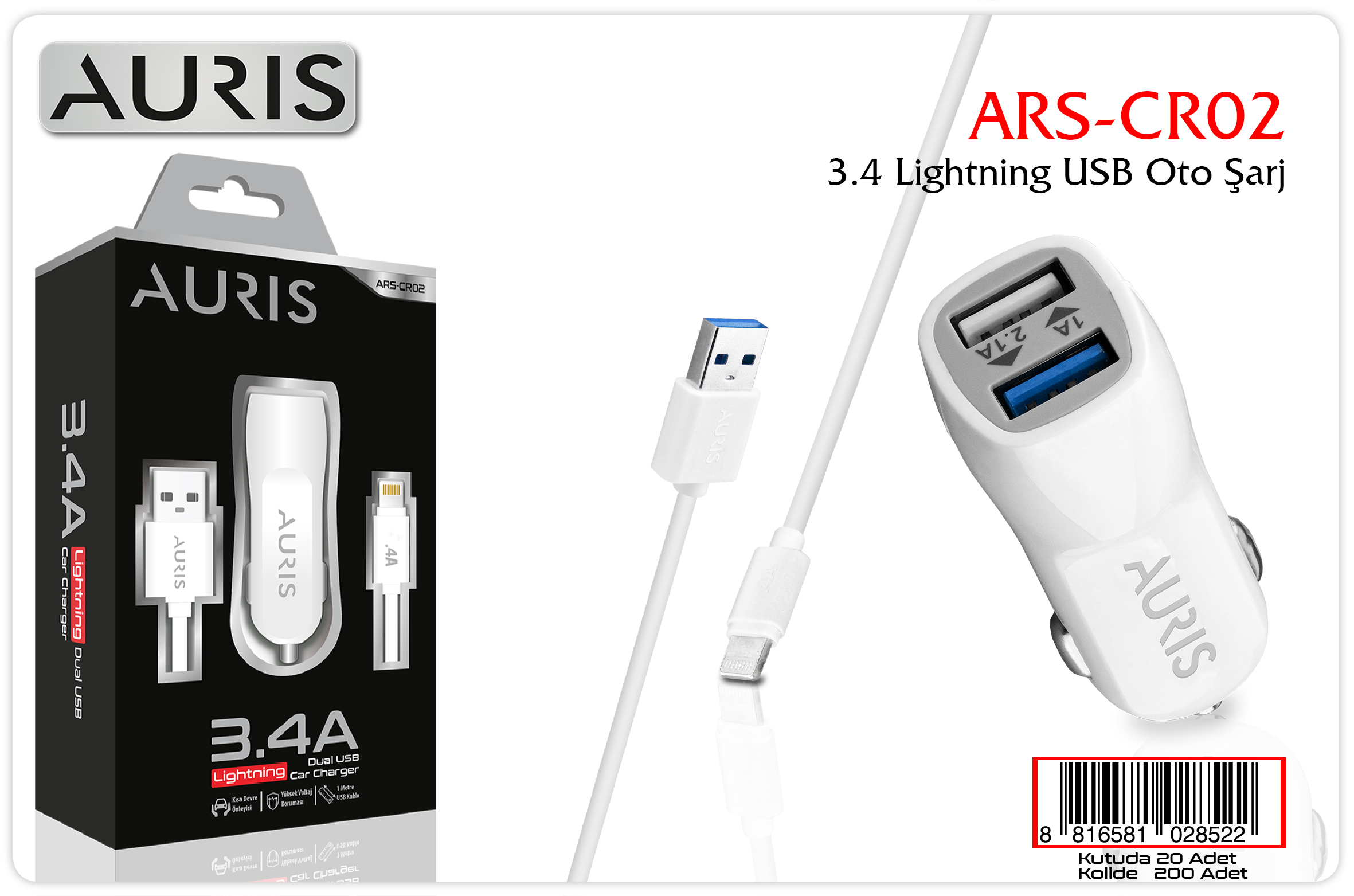 CR02 3.4A Lightning Oto Set