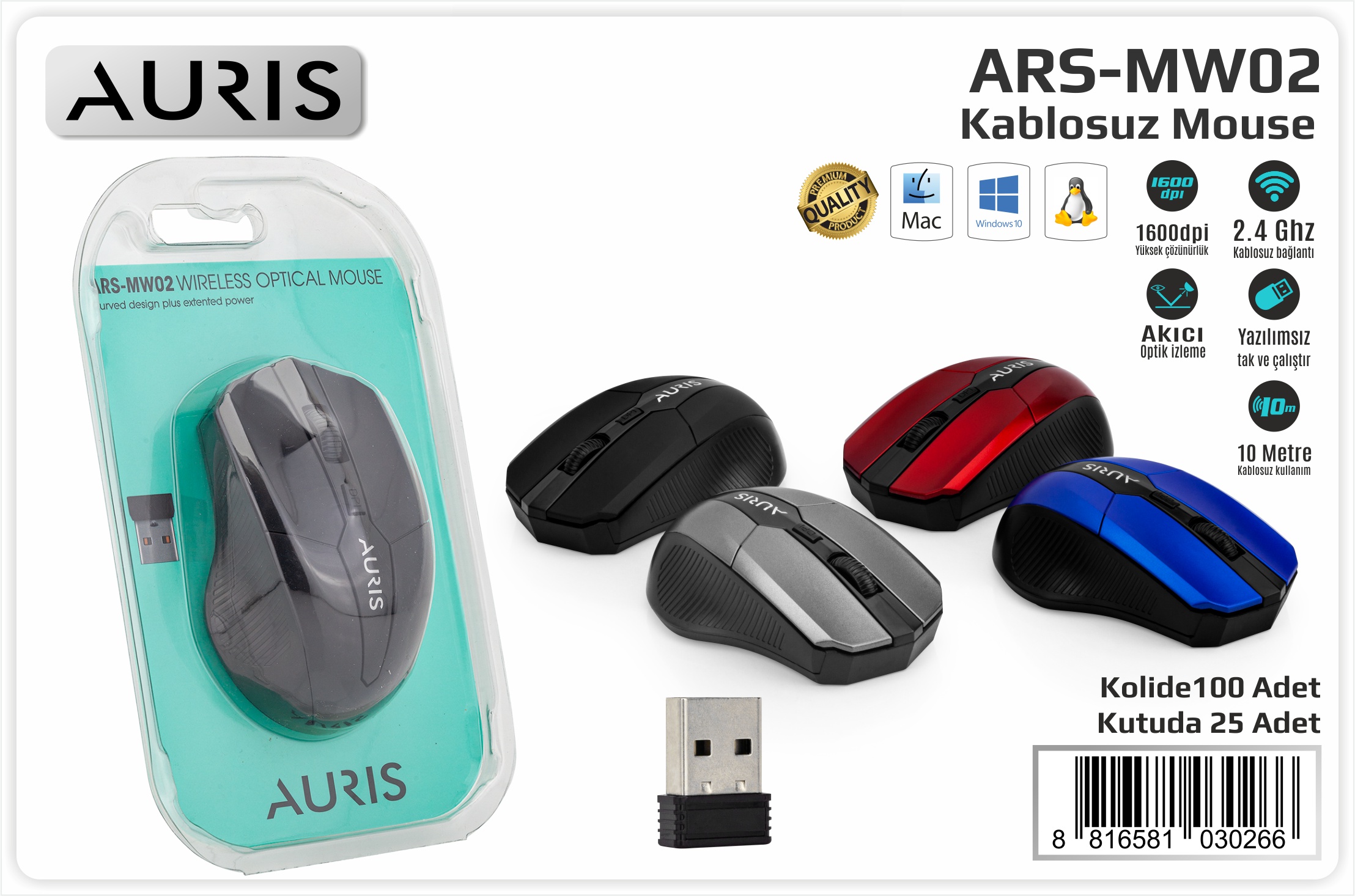 MW02 Wireless Mouse