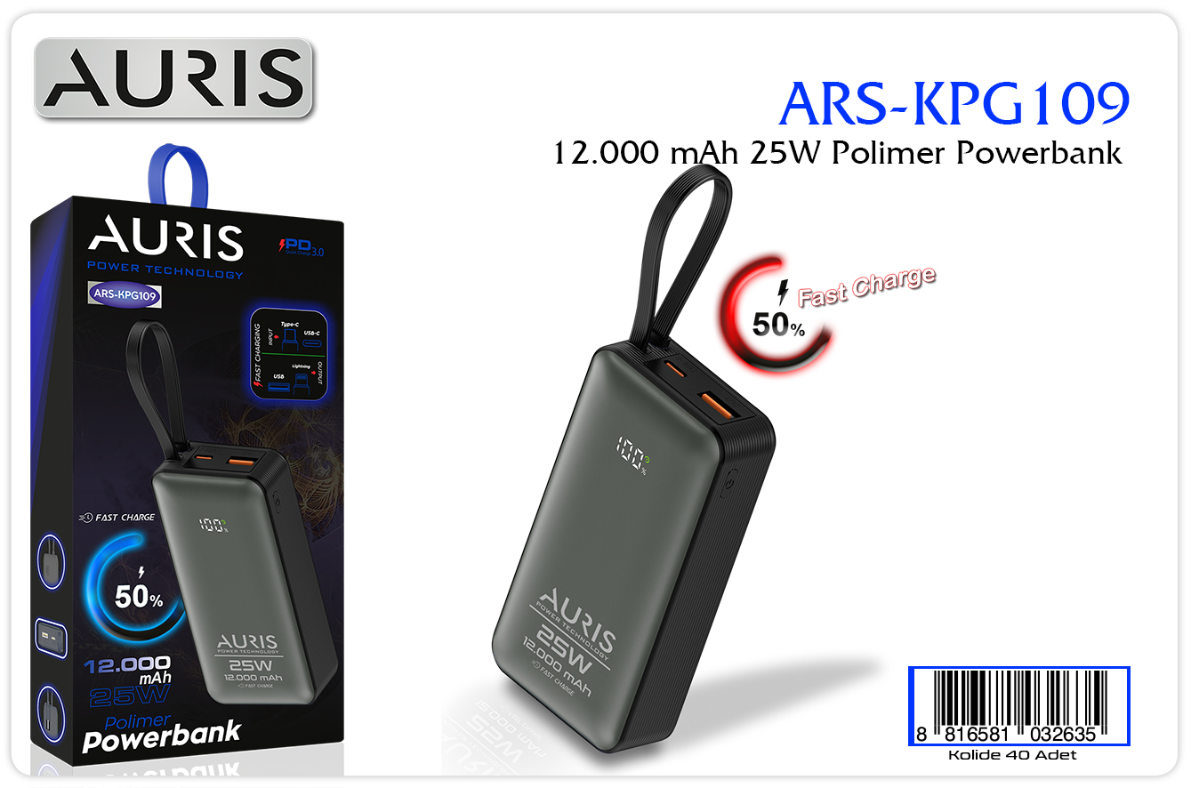 KPG109 12.000 Mah Super Fast