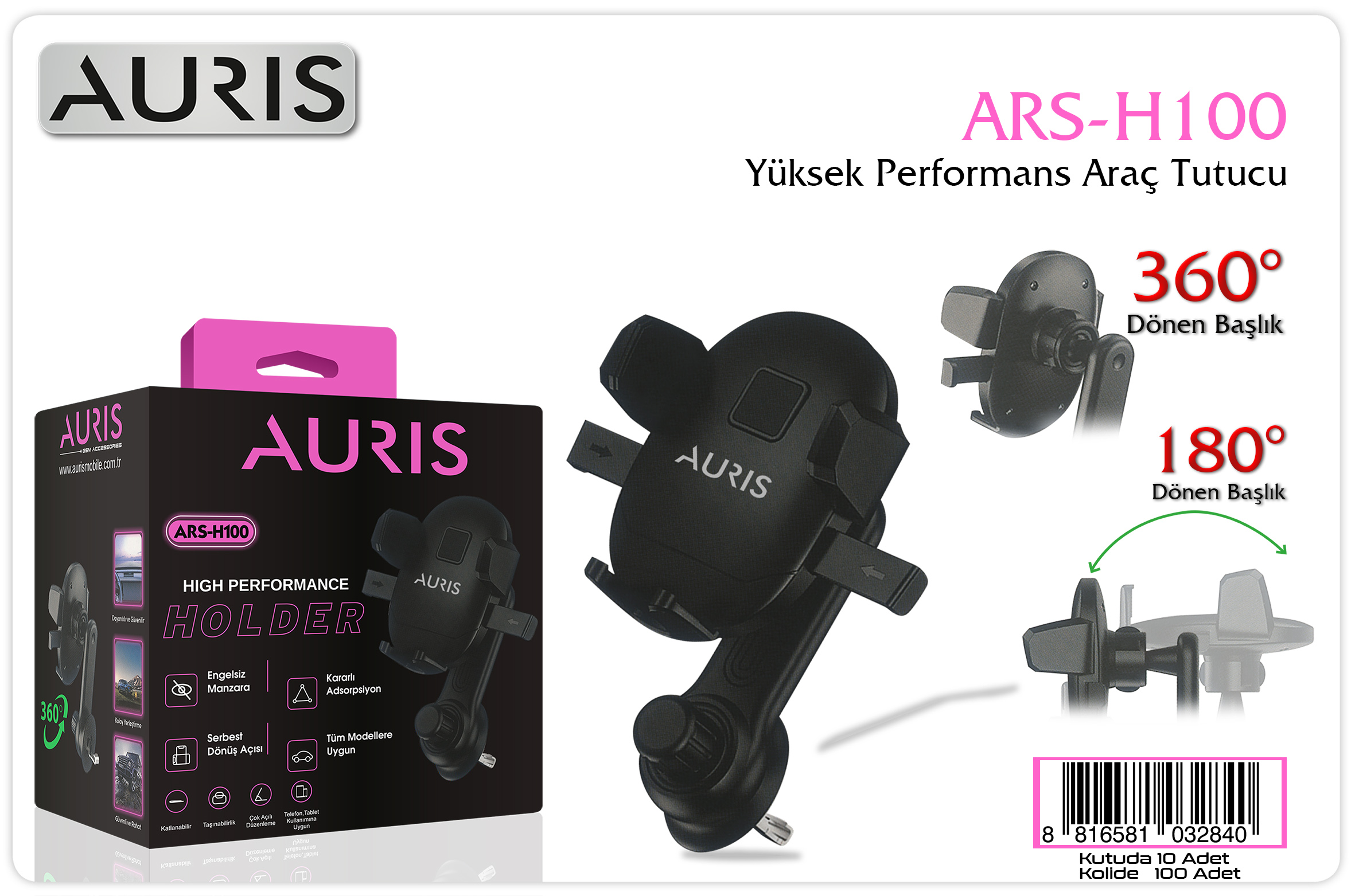 H100 Araç İçi Tel.Tutucu