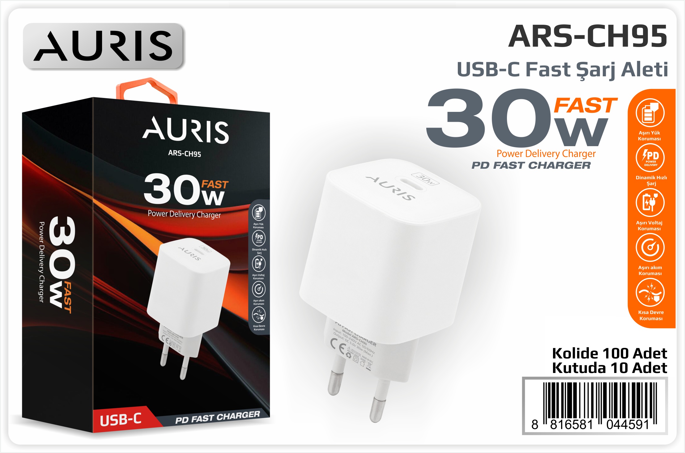 CH95 30W Usb-C Başlık