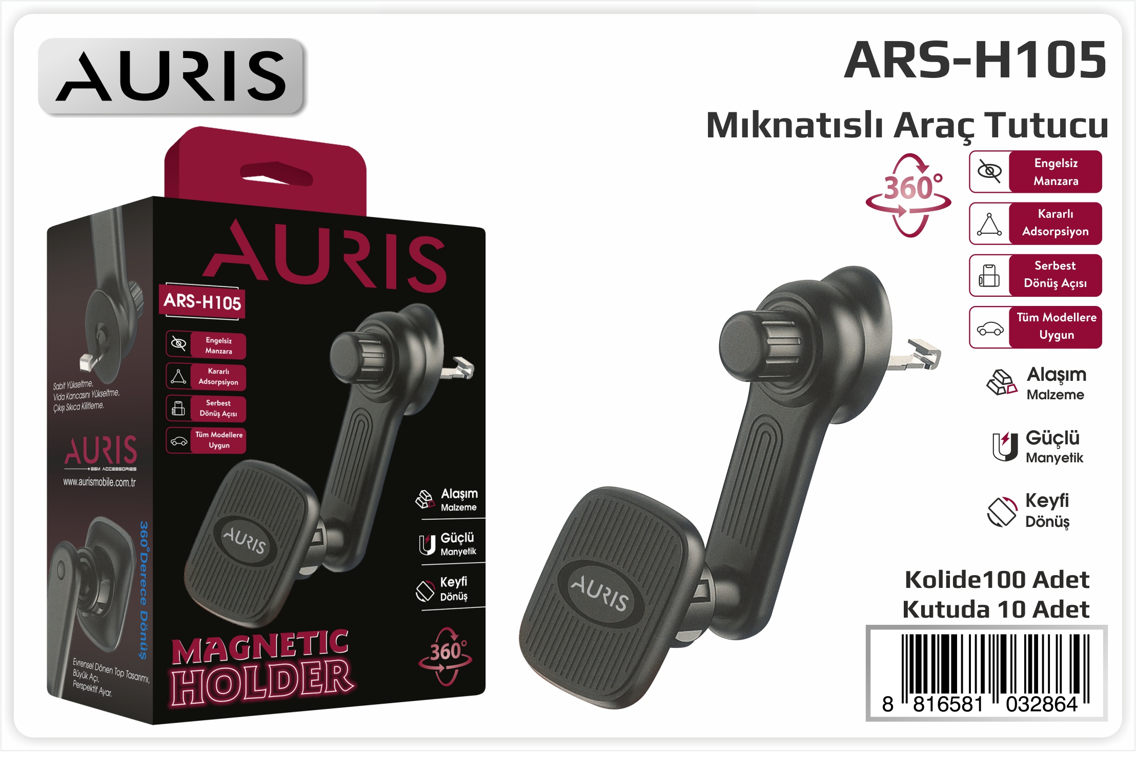 H105 Araç İçi Tel.Tutucu