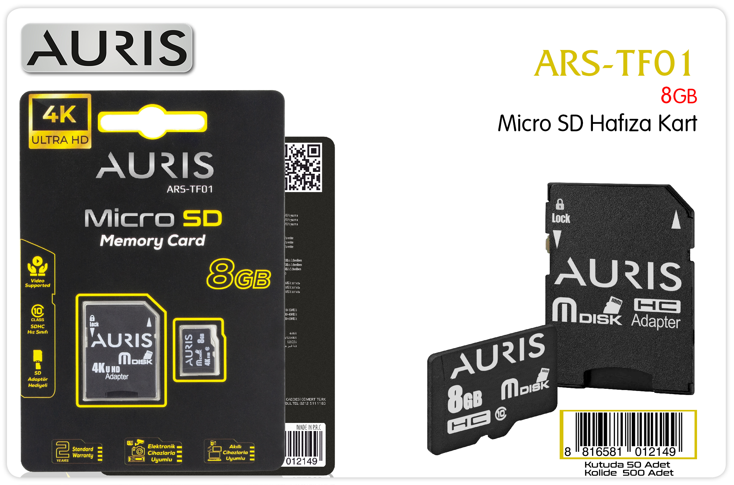 8 GB MicroSD