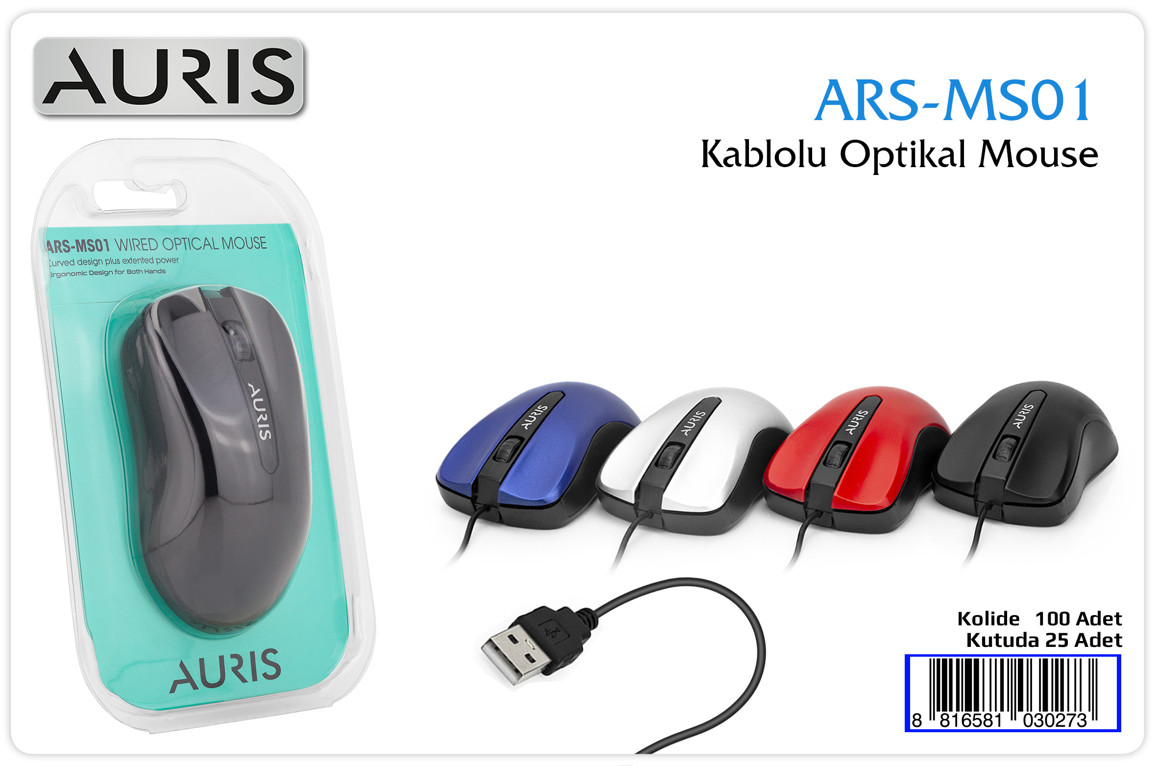 MS01 Kablolu Mouse