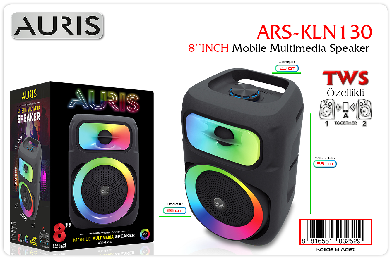 KLN130 Speaker 8 inç