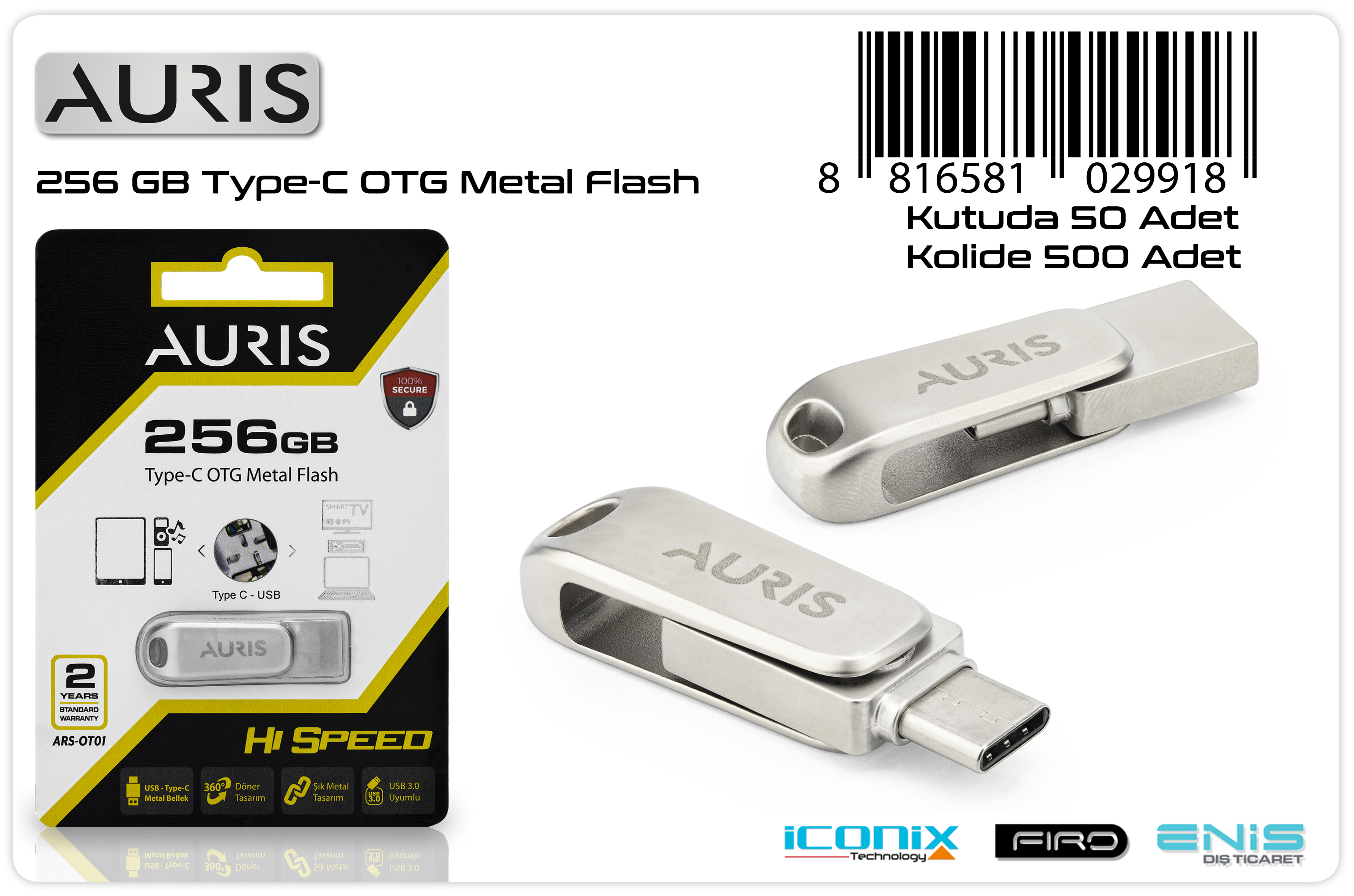 256 GB Type-C Otg Flash