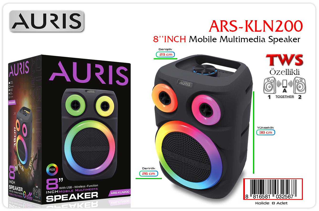 KLN200 Speaker 8 inç