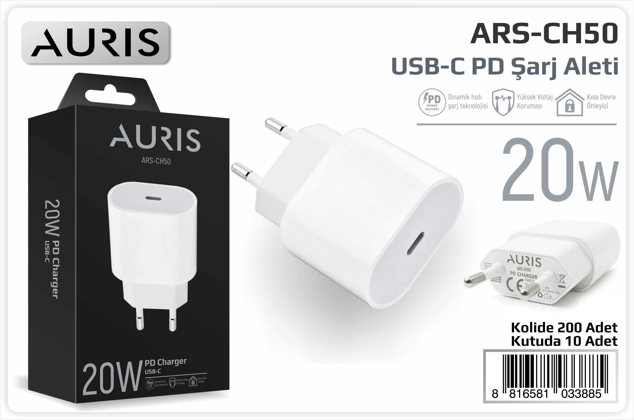CH50 20W (Eco) Usb-C Başlık