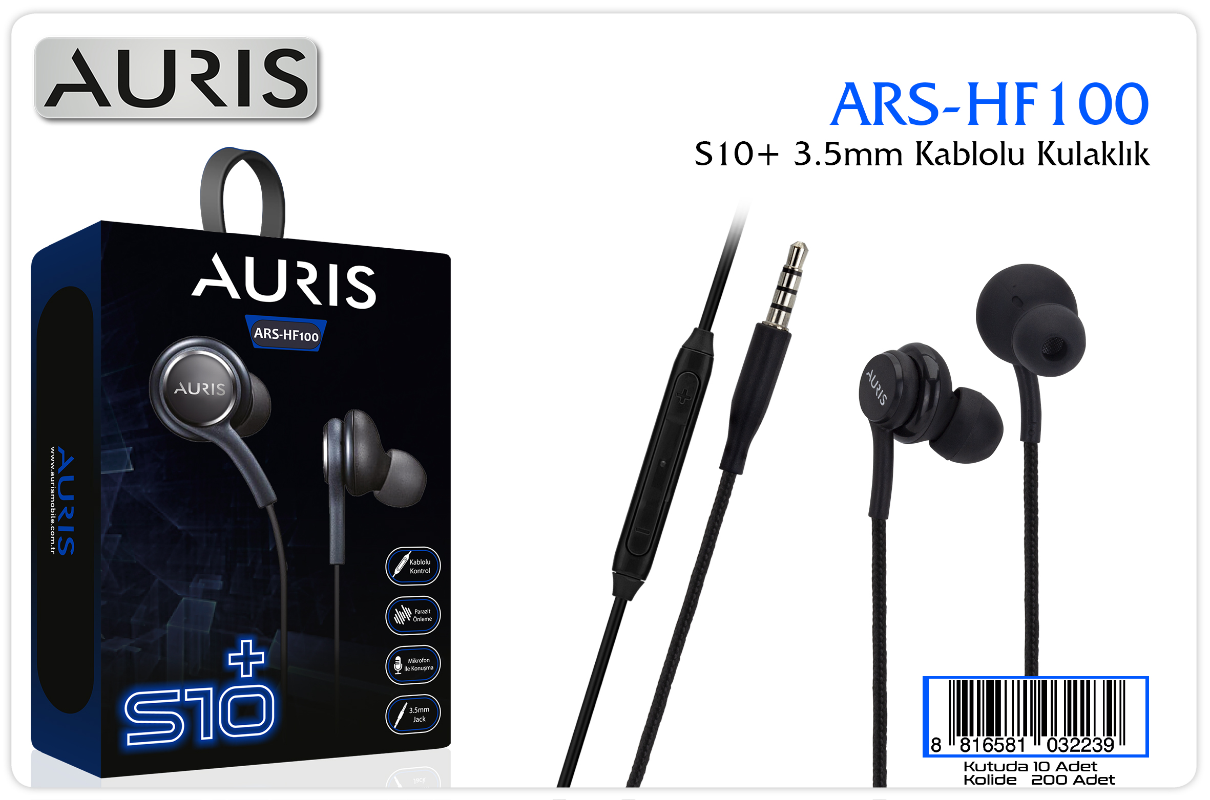 HF100 S10 3.5mm Kulaklık