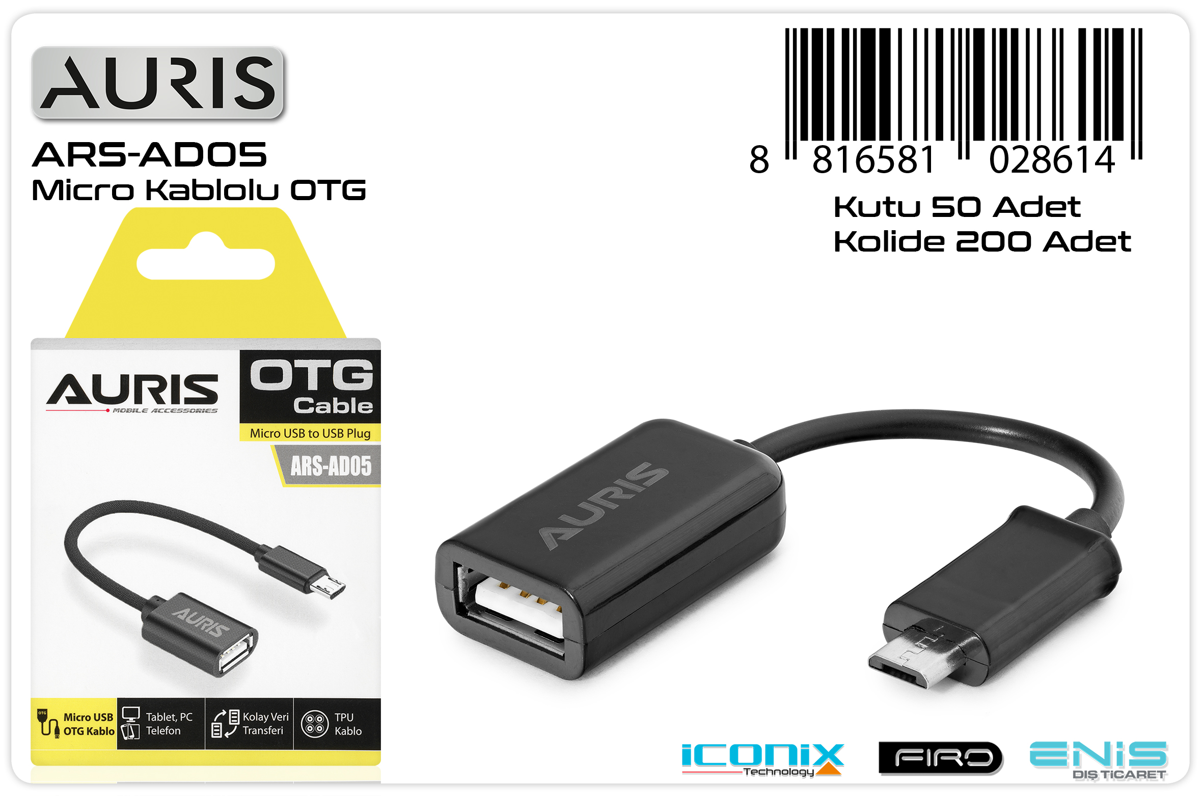 AD05 Micro OTG Kablo