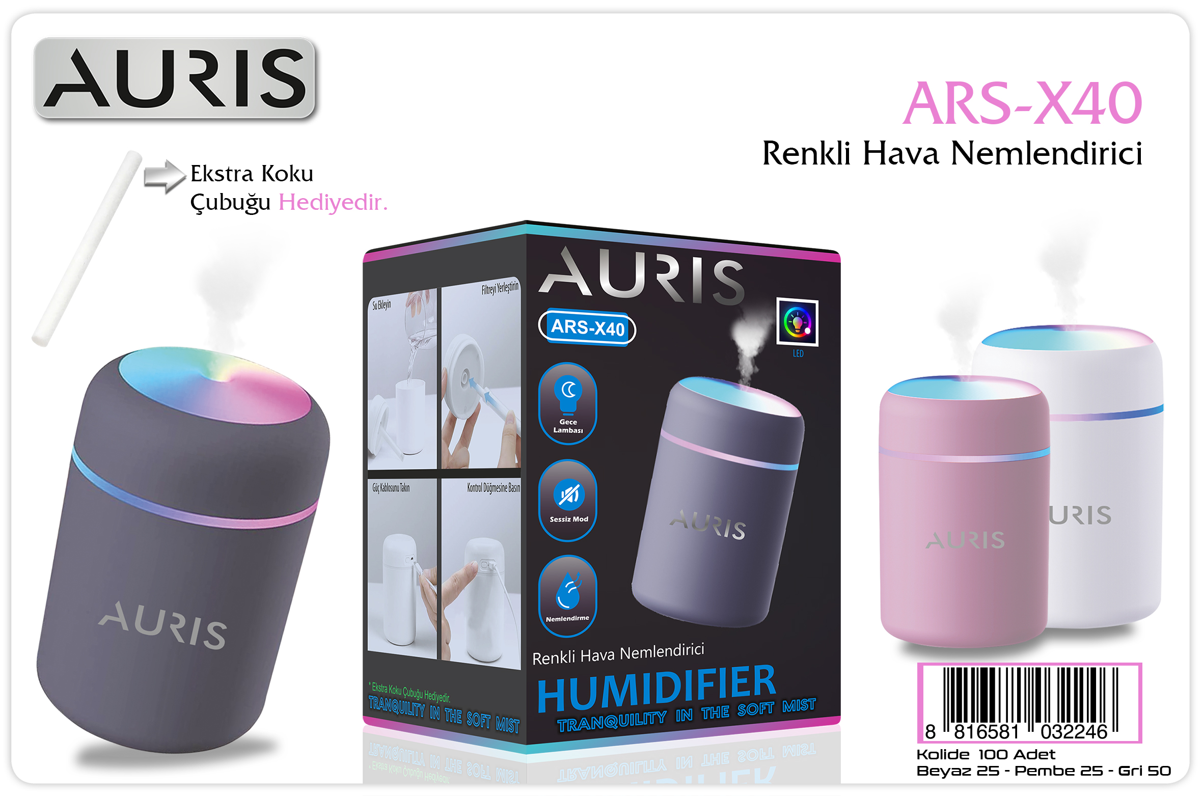 X40 Humidifer Hava Nemlendirici