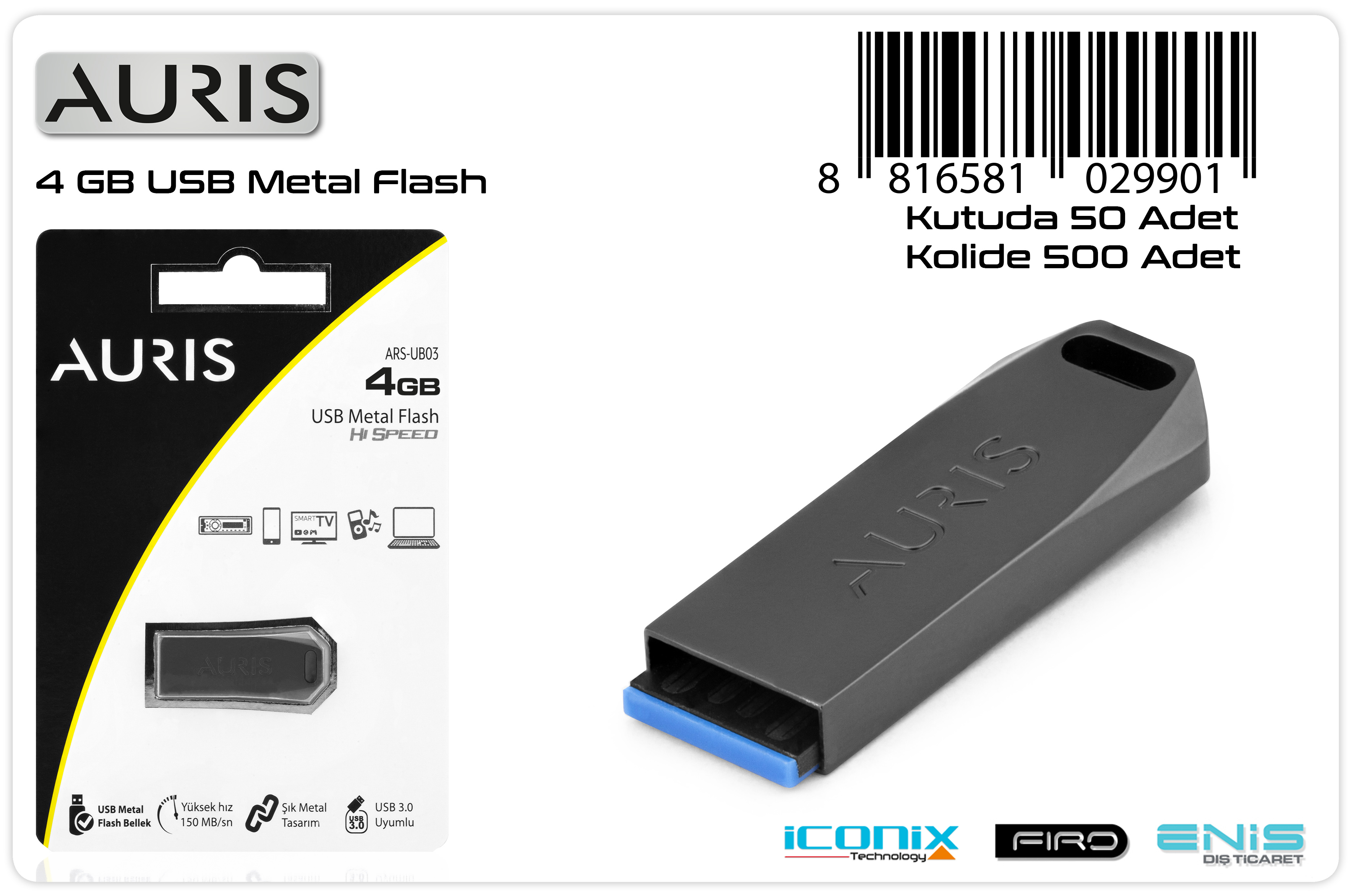 4 GB Metal Flash