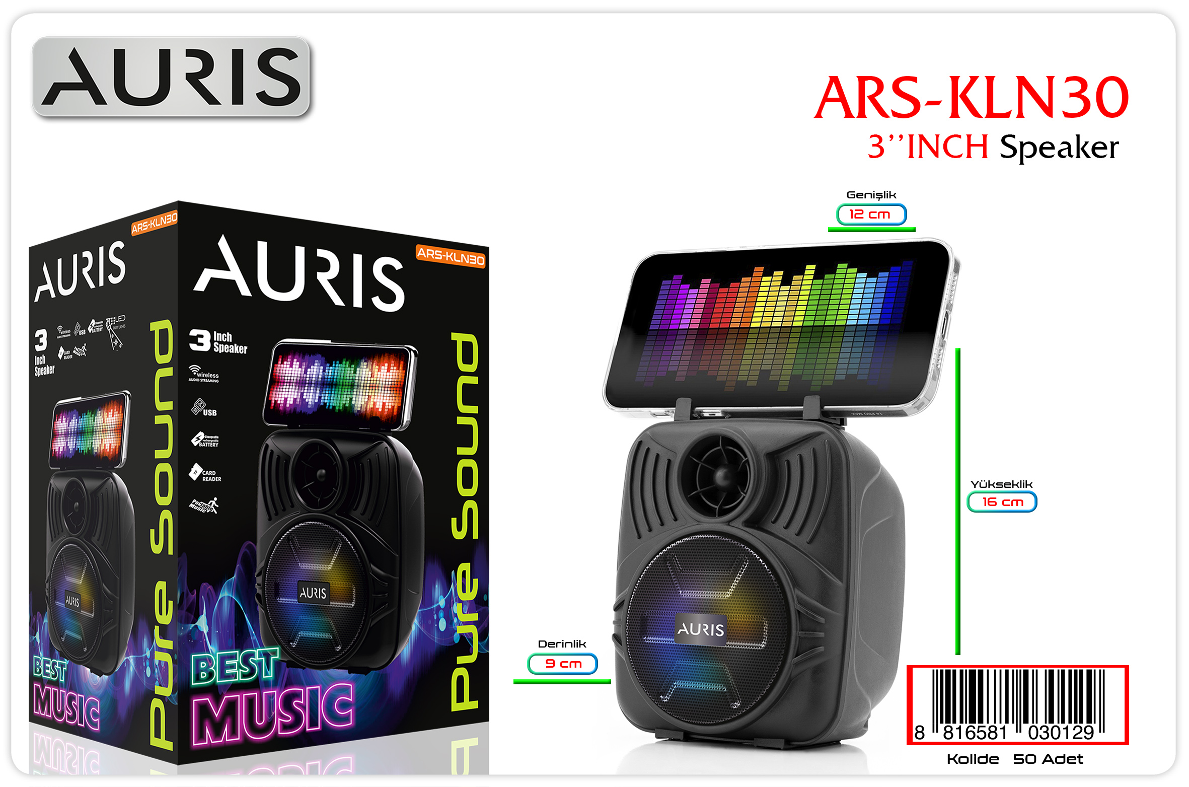 KLN30 Speaker 3 inç