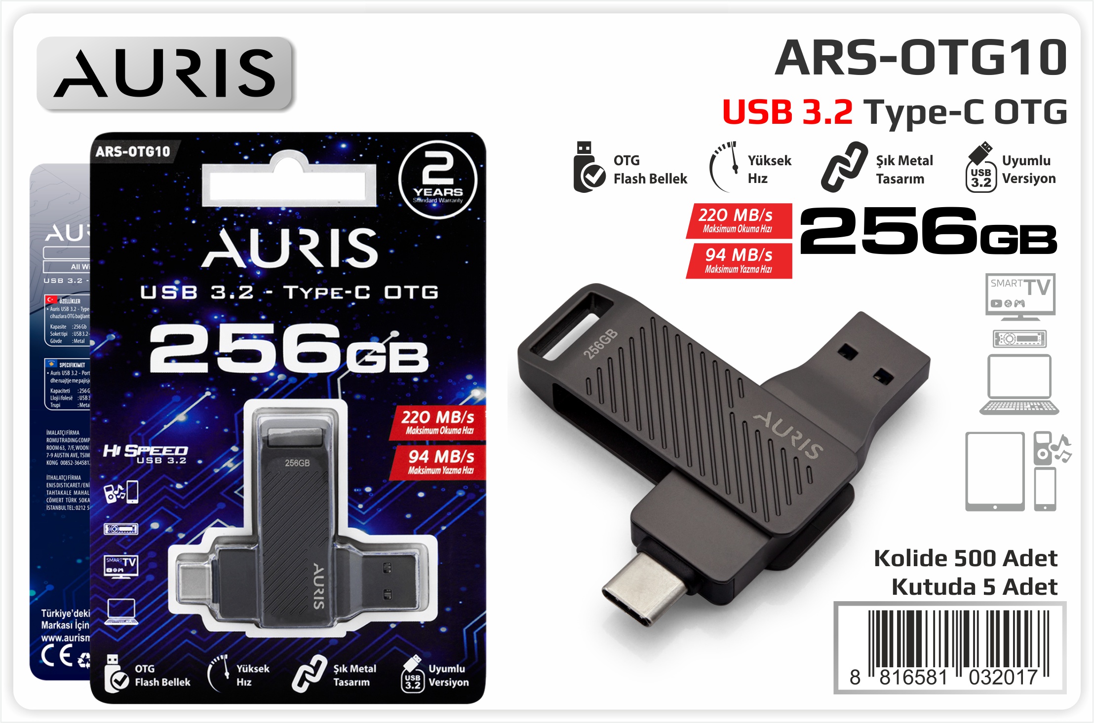 OTG10 256 GB Type-C Flash