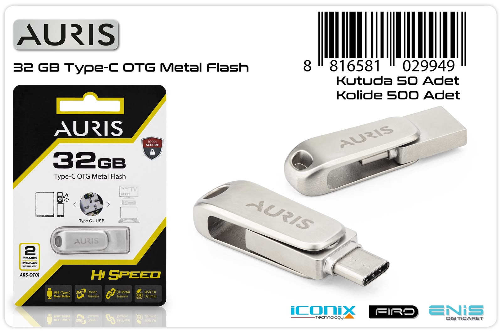 OT1/32 GB Type-C Otg Flash