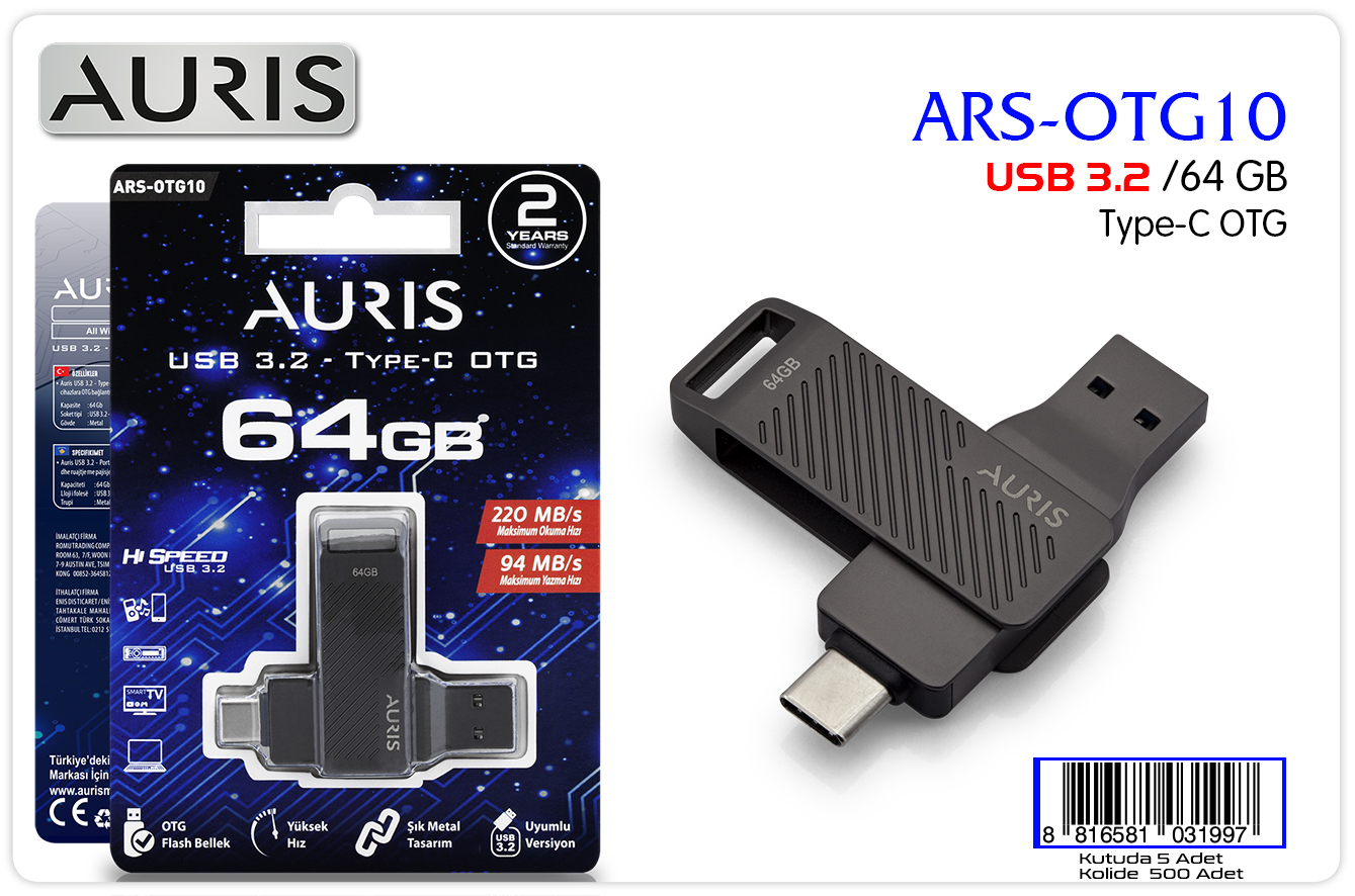 OTG10 64 GB USB 3.2 Type-C Flash