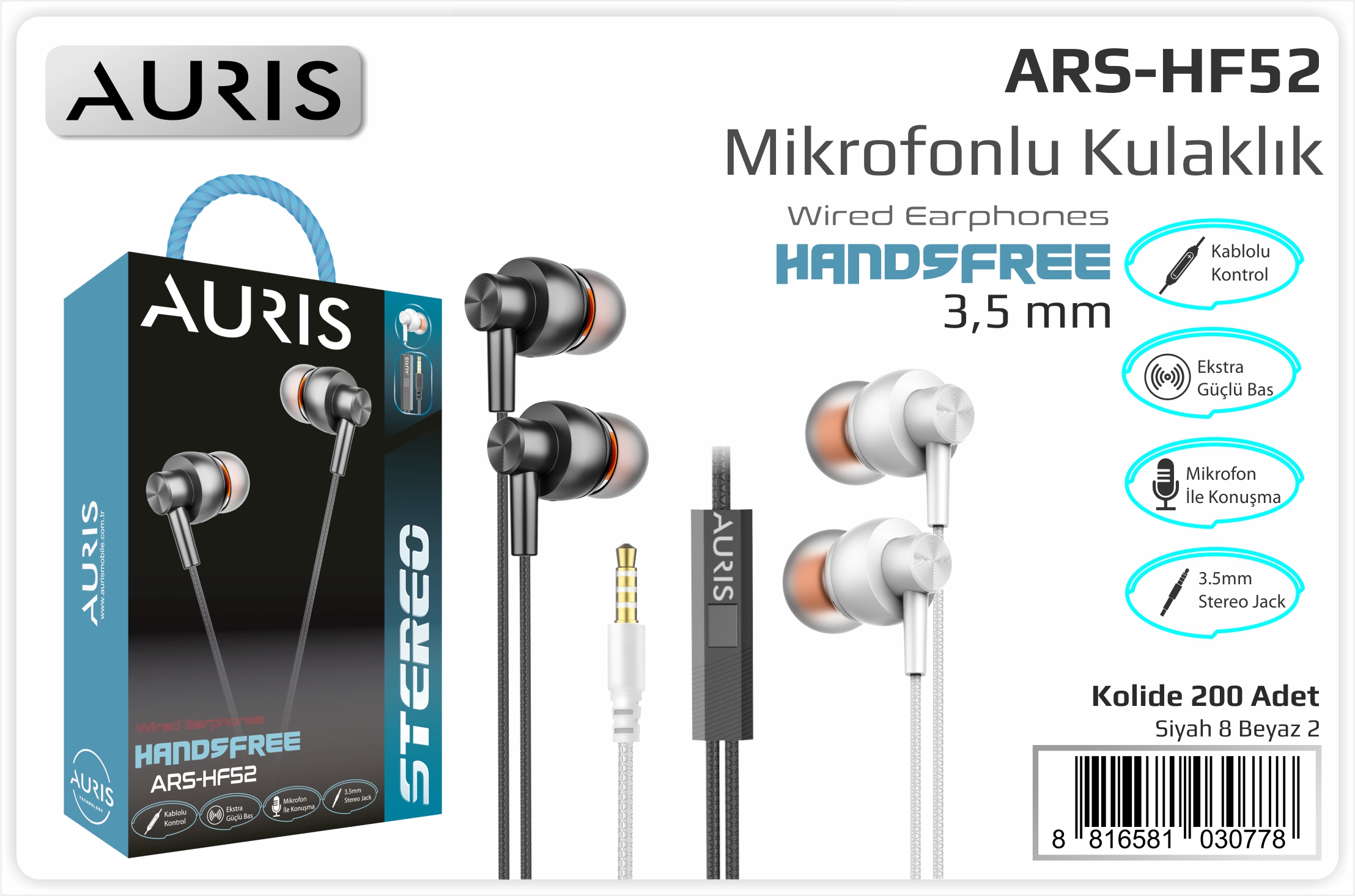 HF52 3.5mm Kulaklık