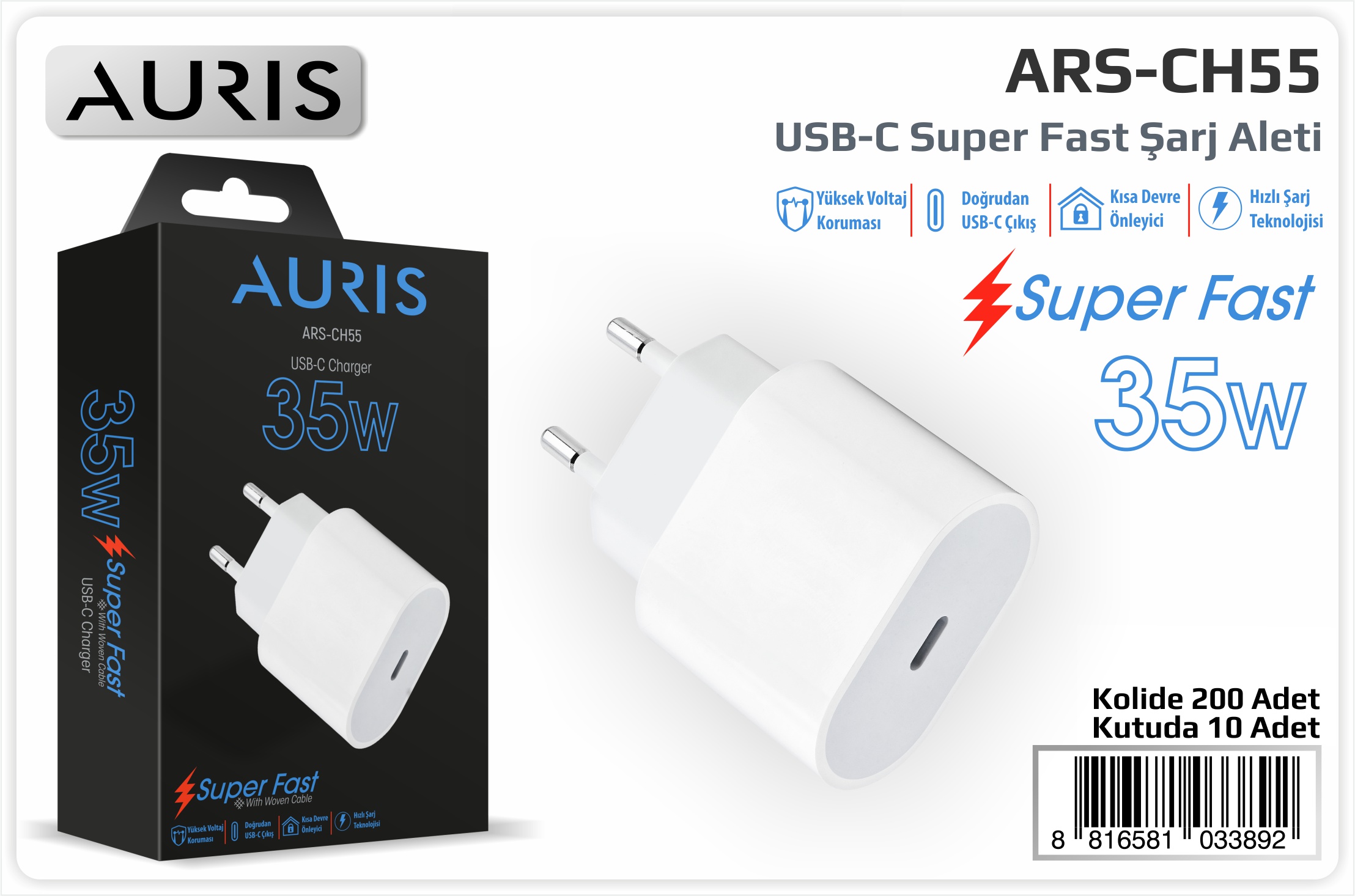 CH55 35W (Eco) Usb-C Başlık