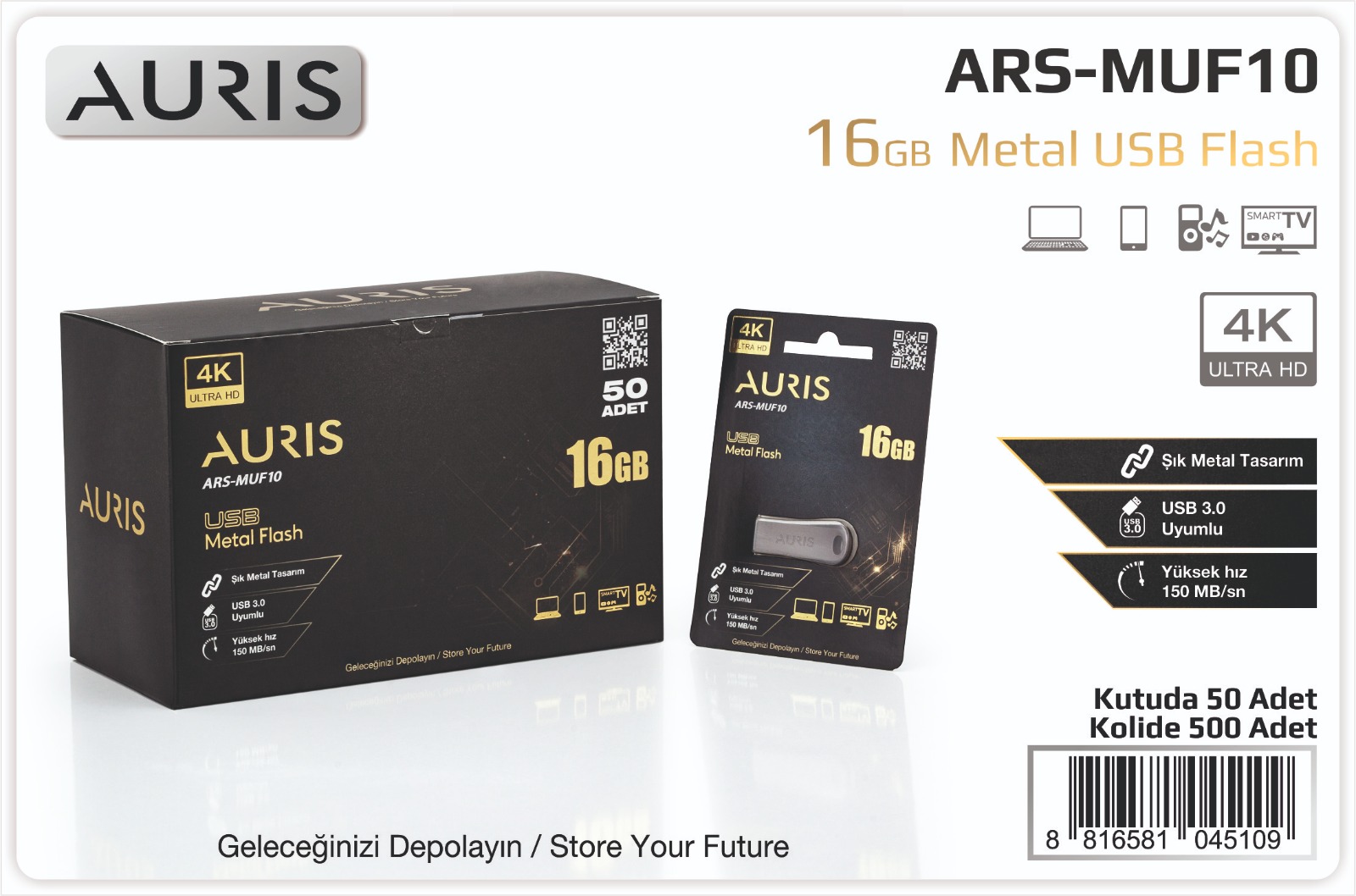 16 GB Metal Flash
