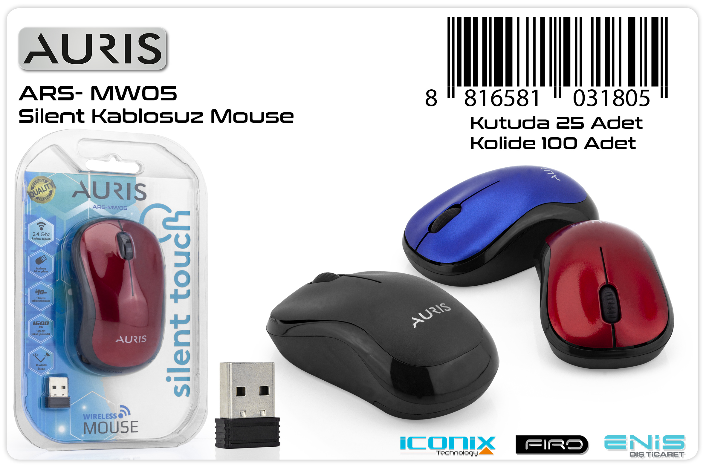 MW05 Silent Wireless Mouse