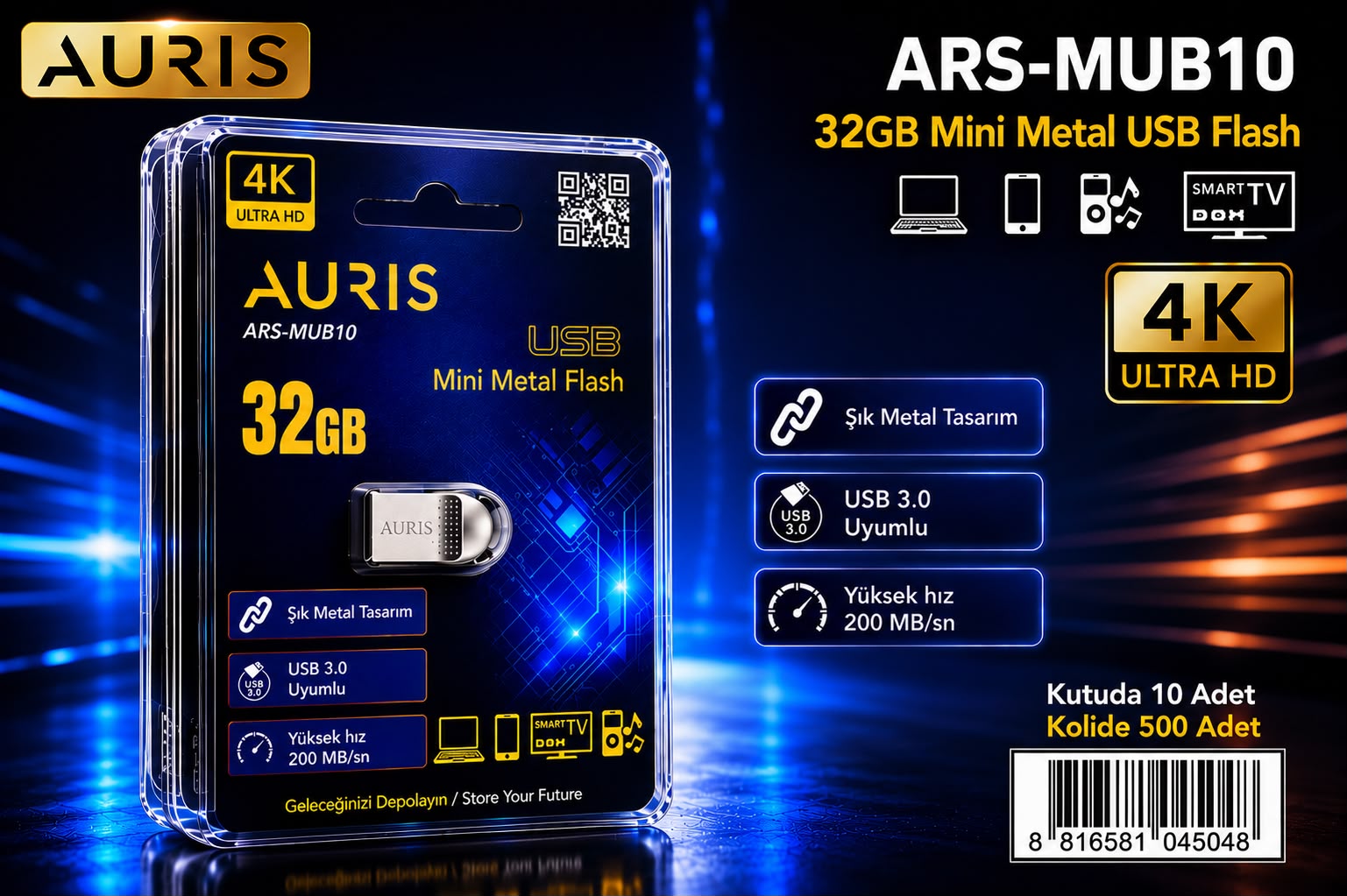 MUB10/32GB Mini Metal Usb Flash