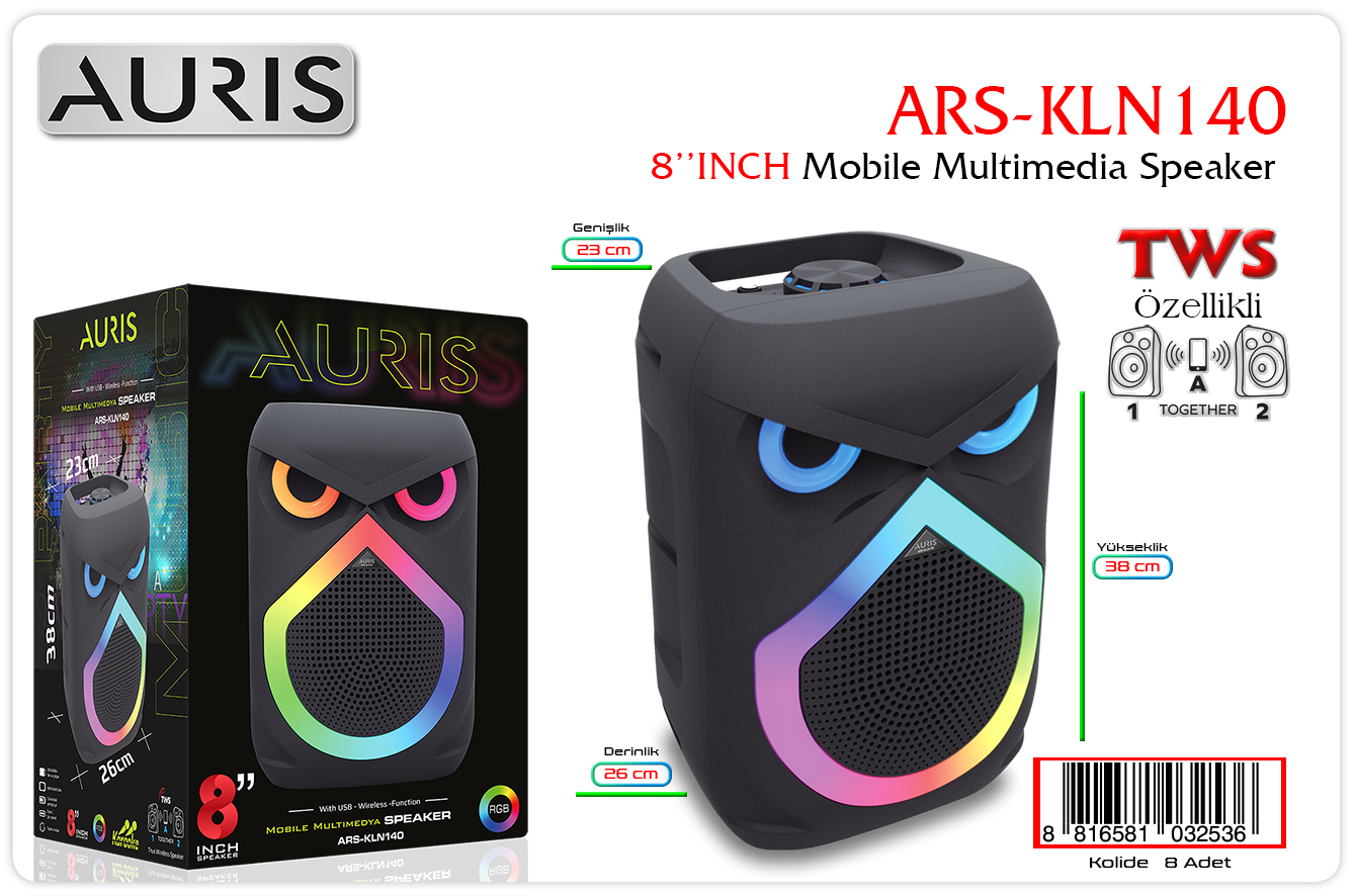 KLN140 Speaker 8 inç