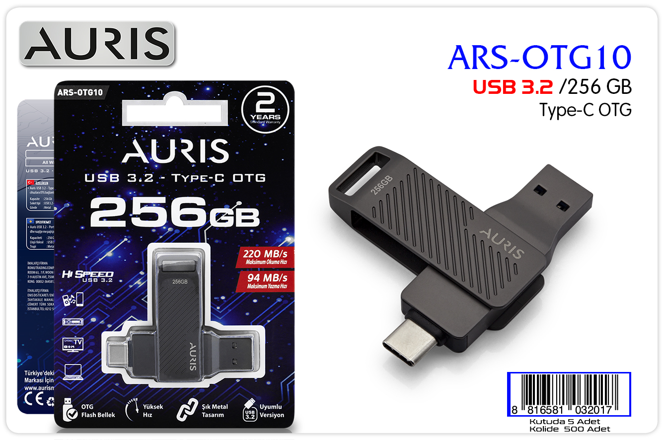 OTG10 256 GB USB 3.2 Type-C Flash