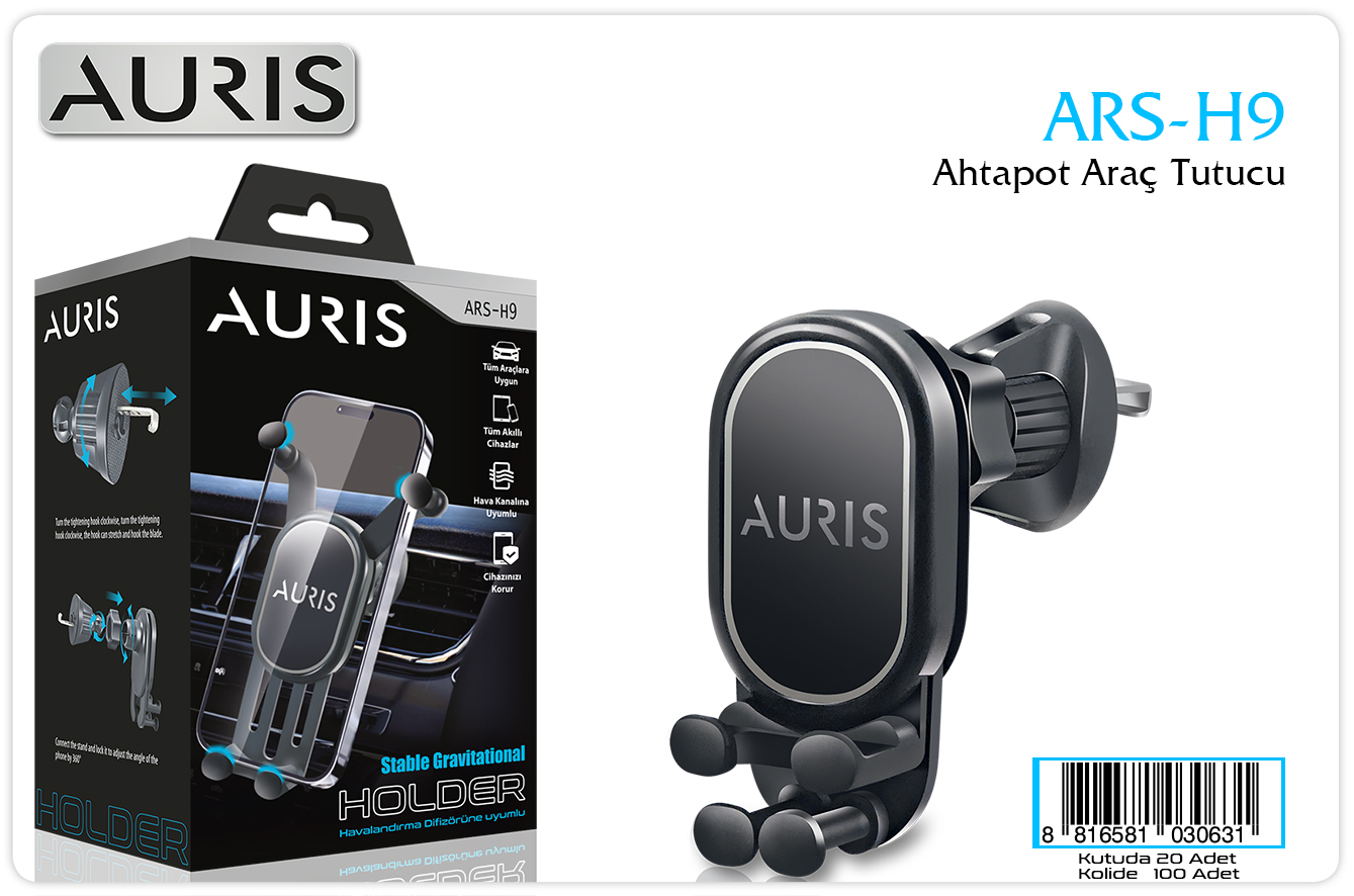 H9 Araç İçi Tel.Tutucu
