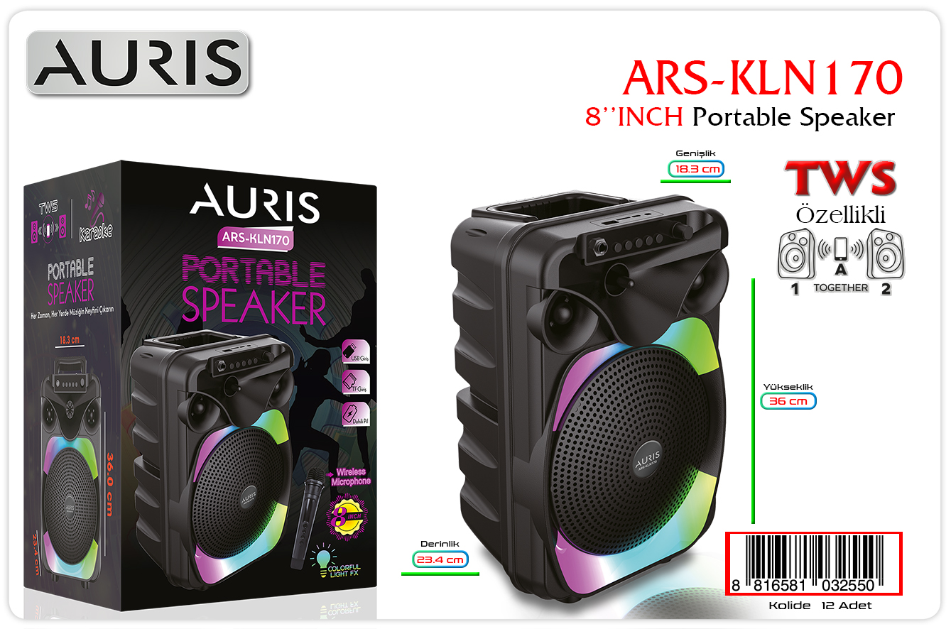 KLN170 Speaker 8 inç